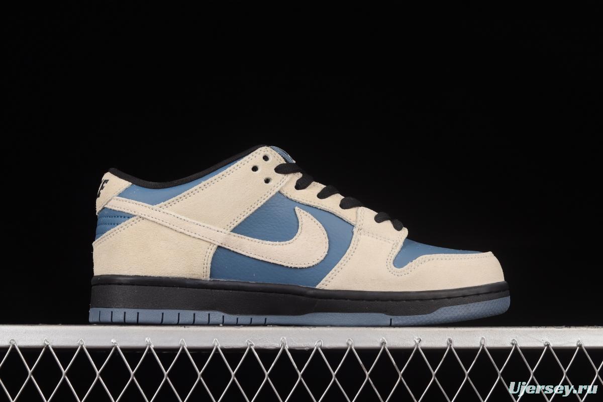NIKE DUNK Low SB Pro blue and white dunk series low-top casual sports skateboard shoes BQ6817-200