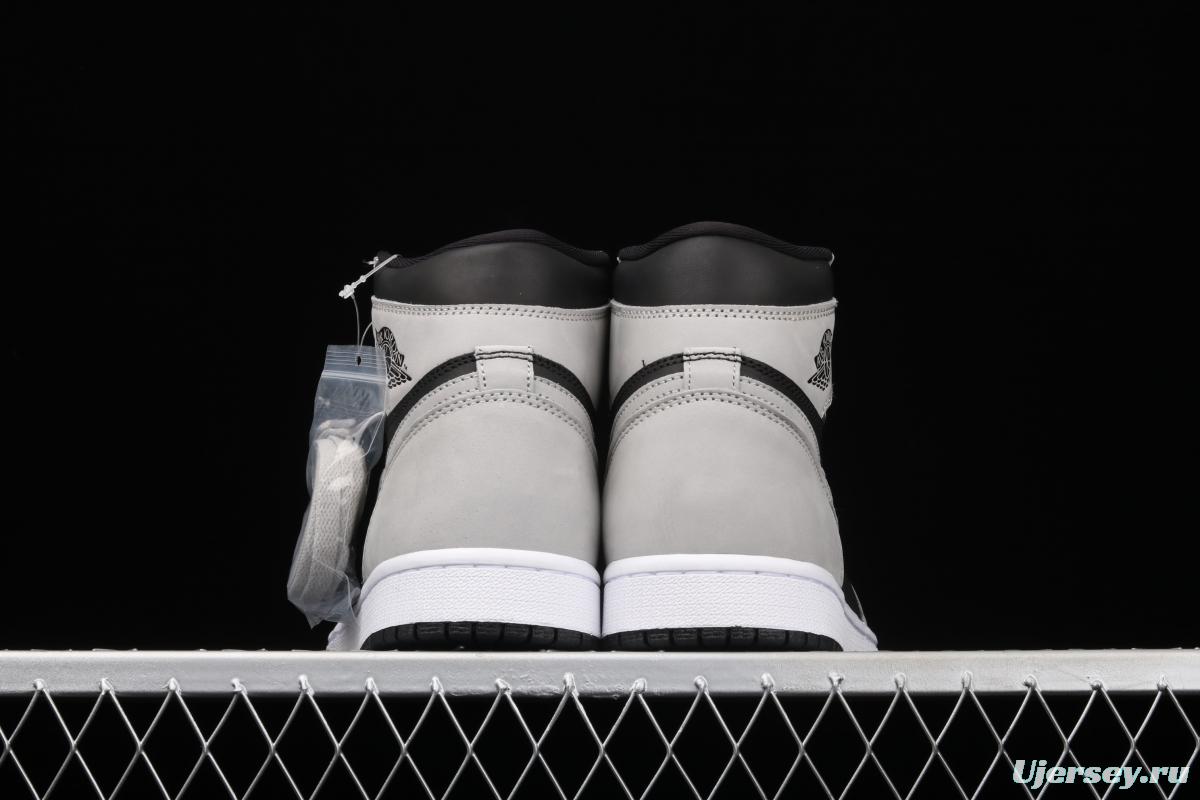 Air Jordan 1 High Gao Bang Gray Panda 555088-035