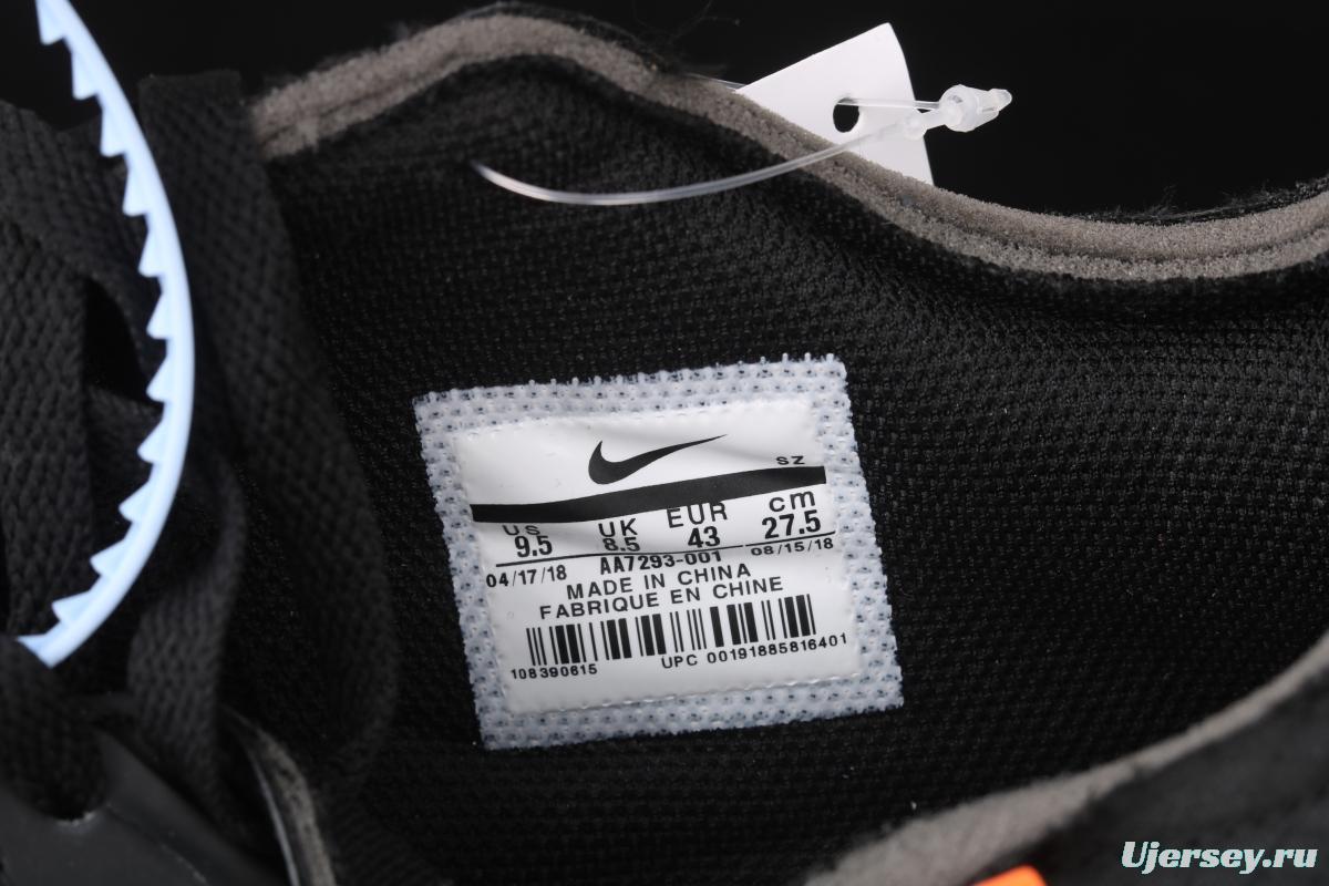 OFF-White x NIKE Air Max 90 OW joint limited edition classic air cushion running shoes AA7293-001