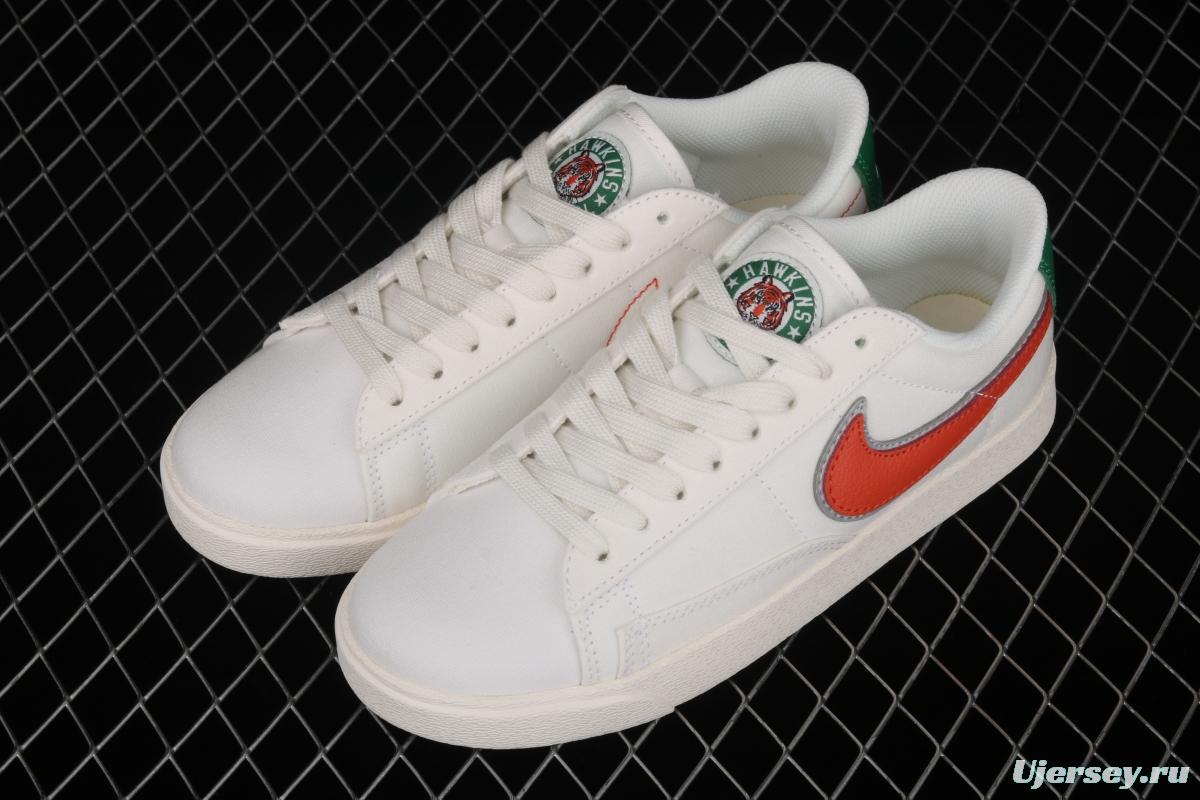 Stranger Things x NIKE Blazer Low Lx Trail Blazers canvas low-top casual board shoes AV3029-100