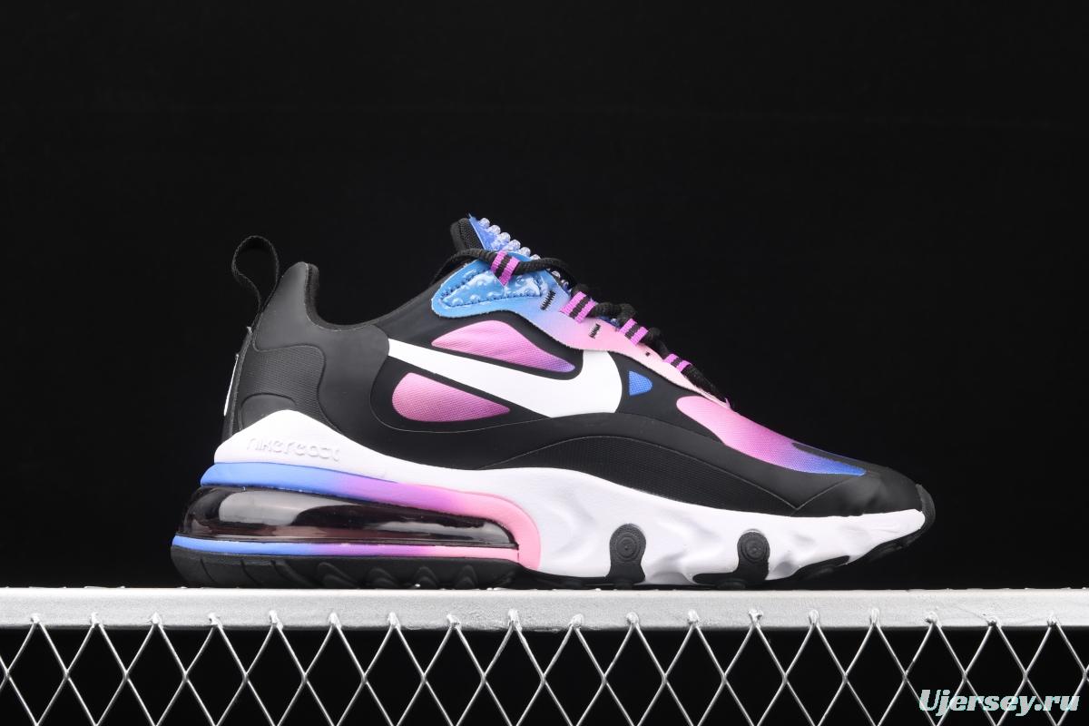 NIKE Air Max 270React 2020 new high-frequency mesh hollowing out function half-palm air cushion running shoes BV3387-400