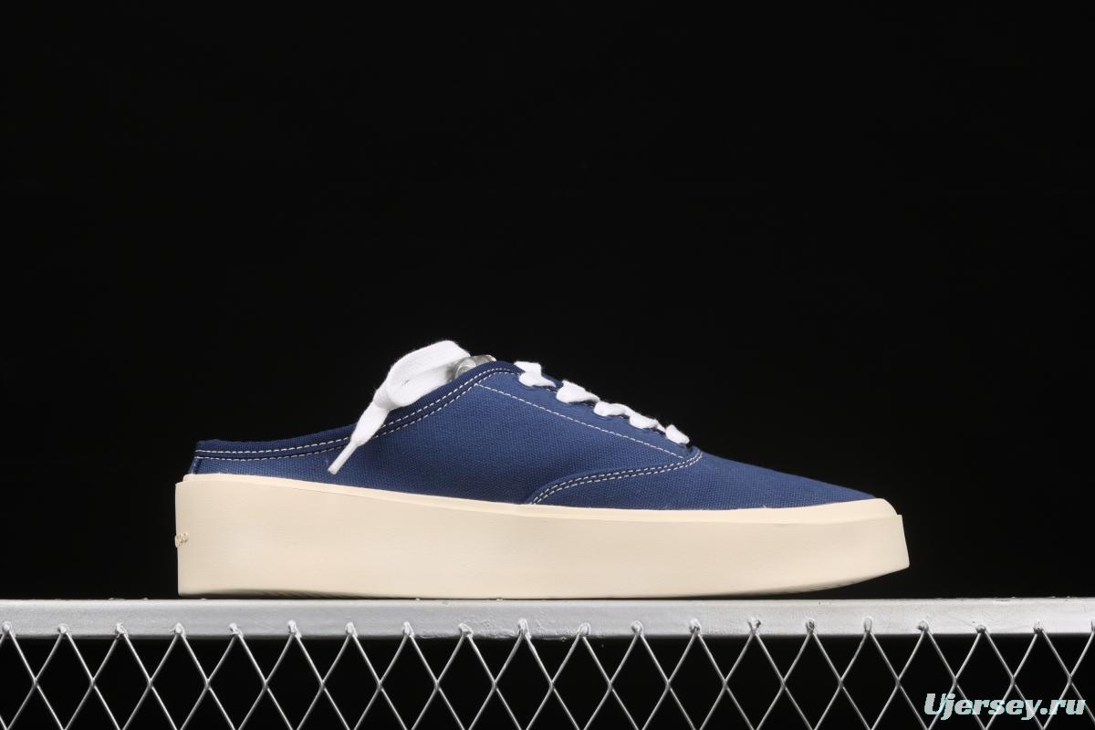 Fear Of God breathable canvas trend leisure semi-dragged blue and white color matching