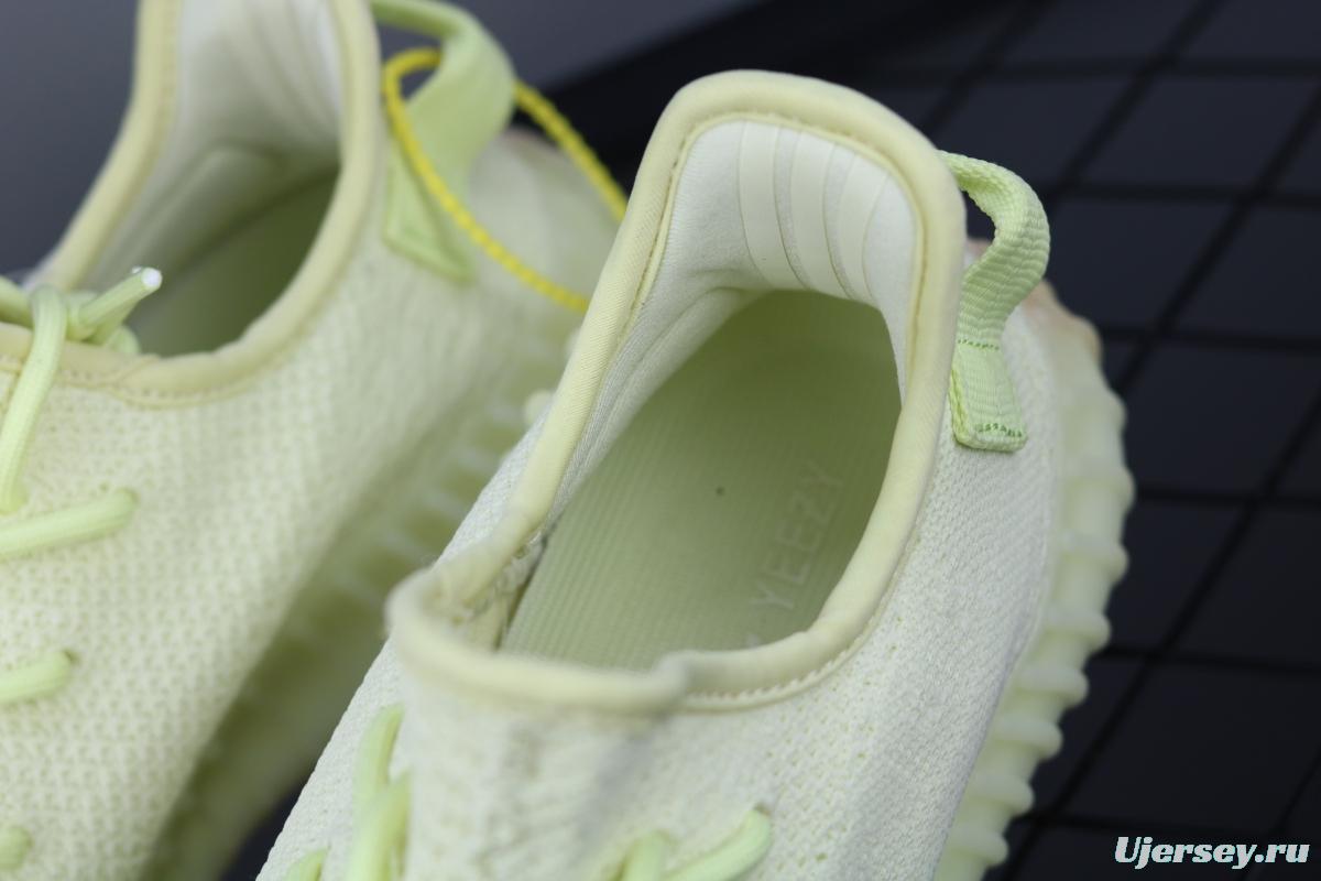 Adidas Yeezy 350V2 Real Boost Basf F36980 Darth Coconut 350 second generation light yellow original BASF popcorn