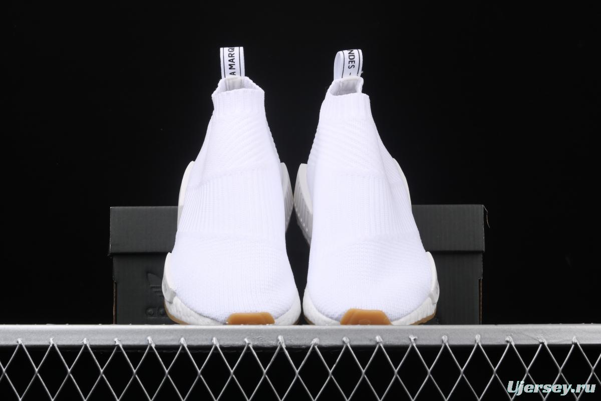 Adidas NMD CS1 competes for All White BA7208 stretch knitted sock shoes