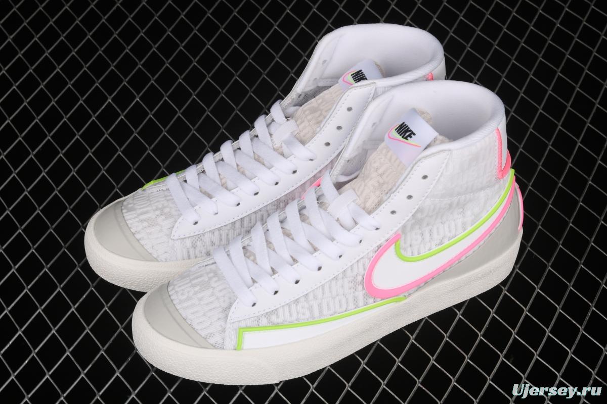 NIKE Blazer Mid'77 Vintage Have A Good Game video game pixel League of Legends Trail Blazers high-top casual board shoes DC1746-102,