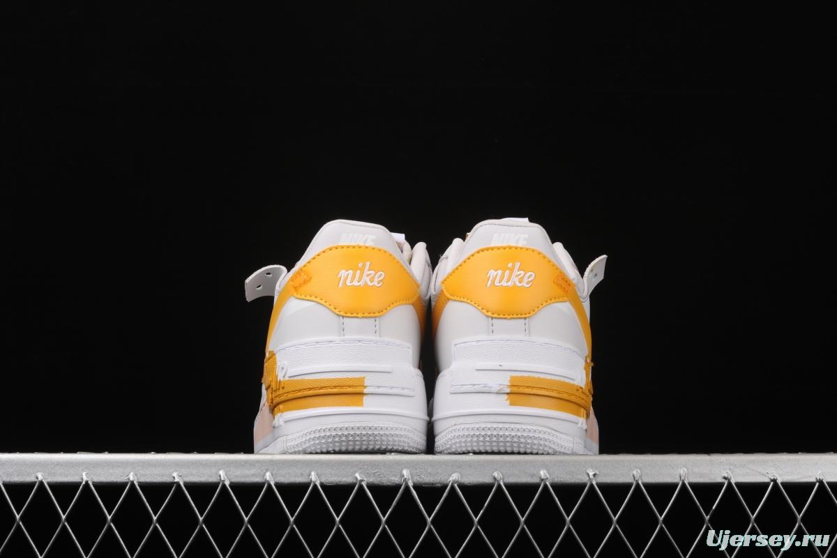 NIKE Air Force 1 ShAdidasow light weight heightened low-top 100-board shoes CQ9503-001