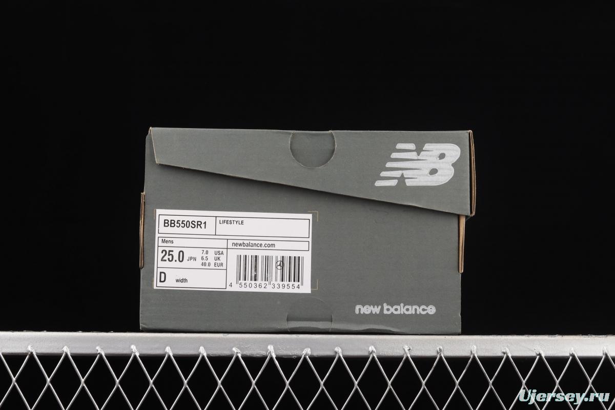 New Balance BB550 series new balanced leather neutral casual running shoes BB550SR1