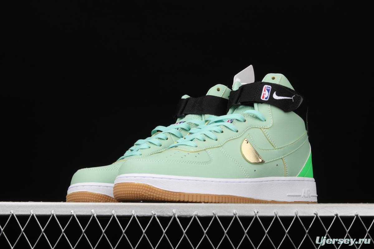 NIKE Air Force 1 High NBA Green Gum NBA Air Force High Top Green Leisure Board shoes CT2306-300