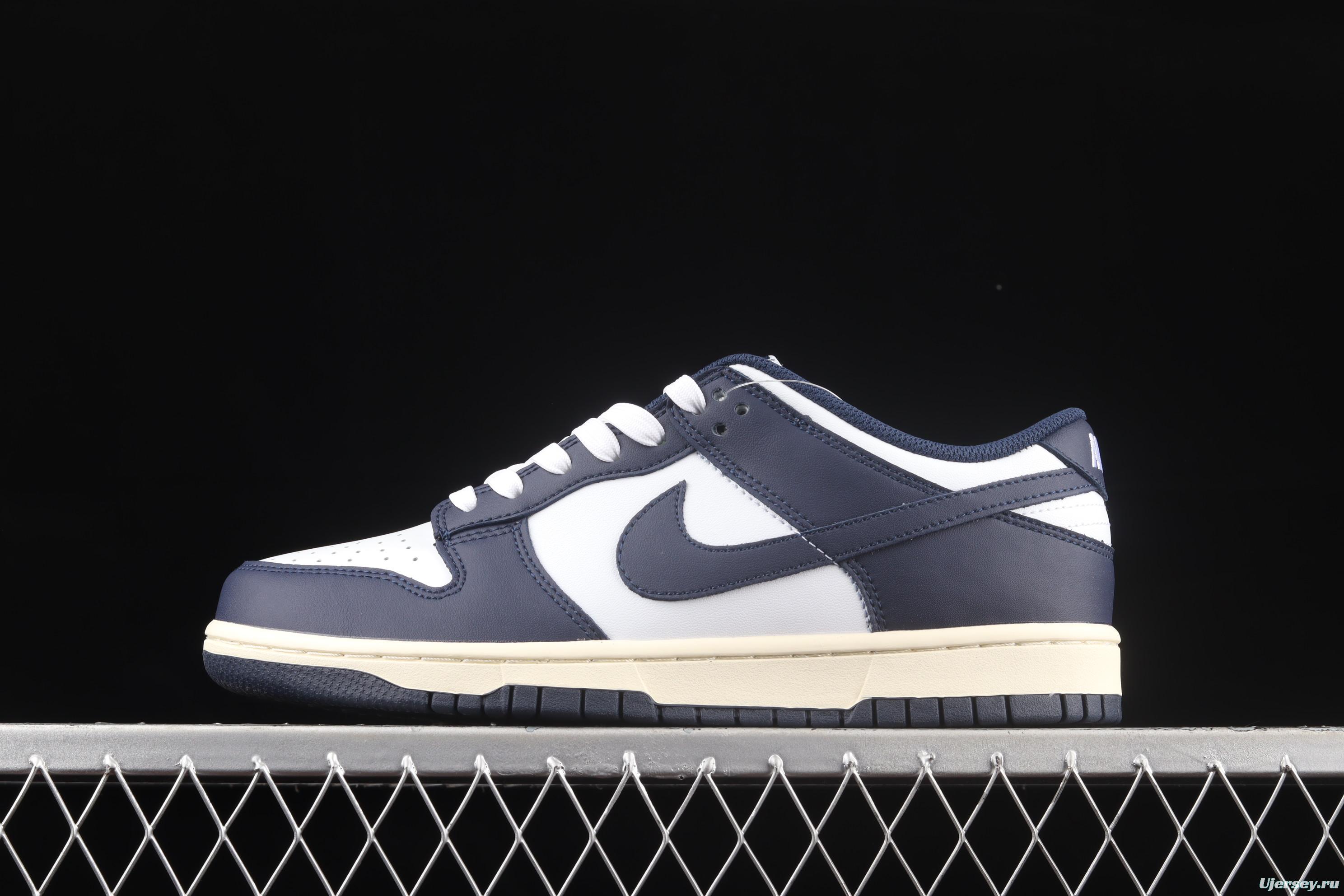 NIKE SB DUNK Low Navy Blue navy blue color SB buckle rebound fashion casual board shoes DD1503-115