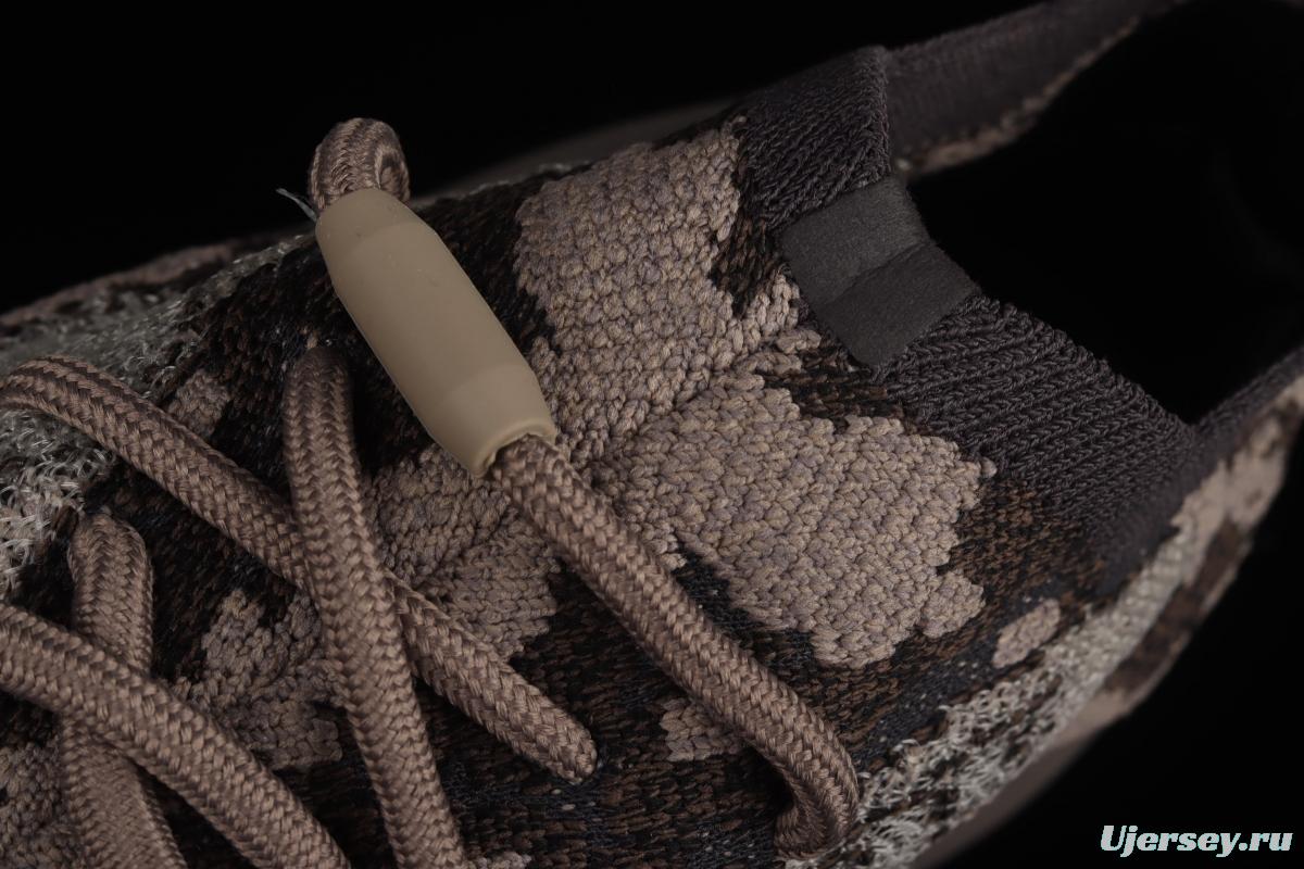 Adidas Yeezy 380 Black Grey GZ0472 Kanye jointly limited coconut 380 black and gray running shoes