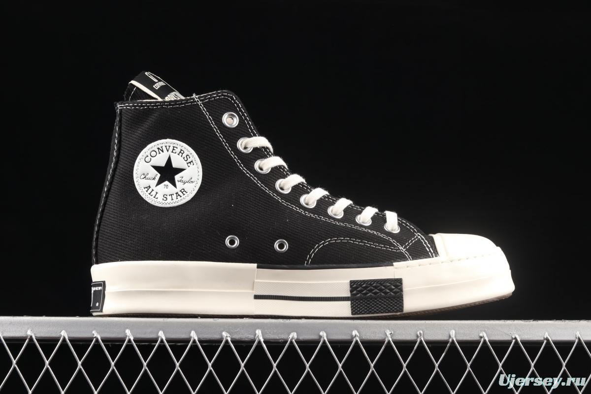 Converse x DRKSHDW international famous designer RickOwens launched a joint series of high-top casual board shoes A00130C.