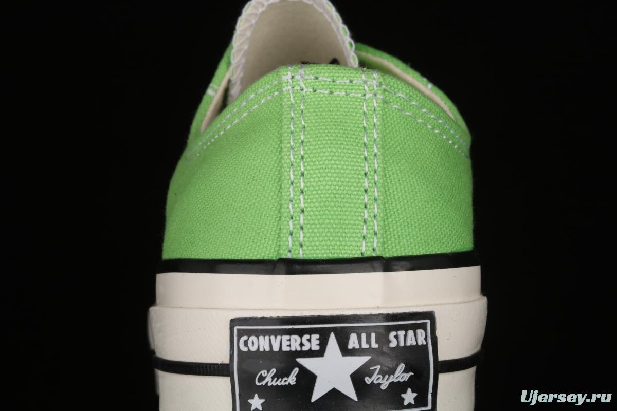 Converse Chuck 70s spring new color lemon green color low-top casual board shoes 171956C