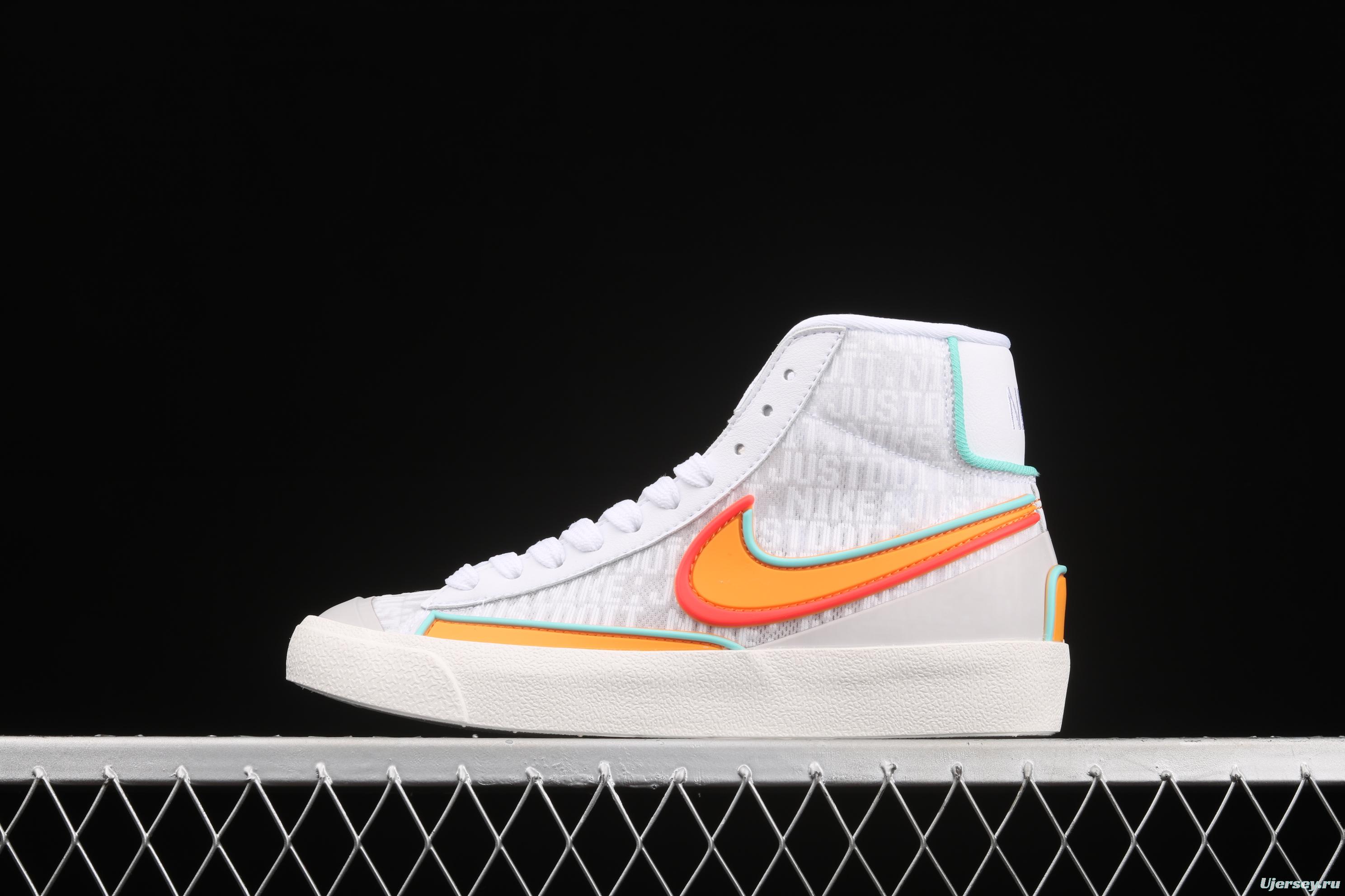 NIKE Blazer Mid'77 Vintage Have A Good Game video game pixel League of Legends Trail Blazers high-top casual board shoes DC1746-100