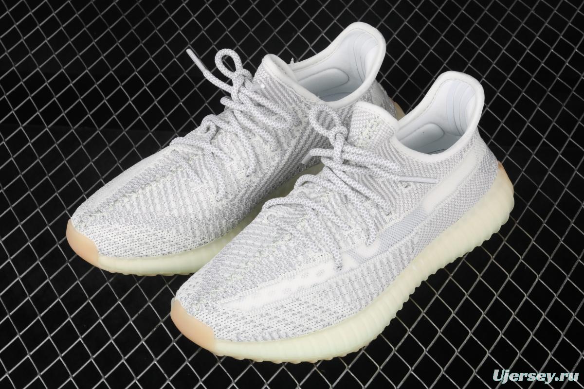 Adidas Yeezy Boost 350V2 Tailgate FX4348 Darth Coconut 350 second generation hollowed-out Asian gray angel color