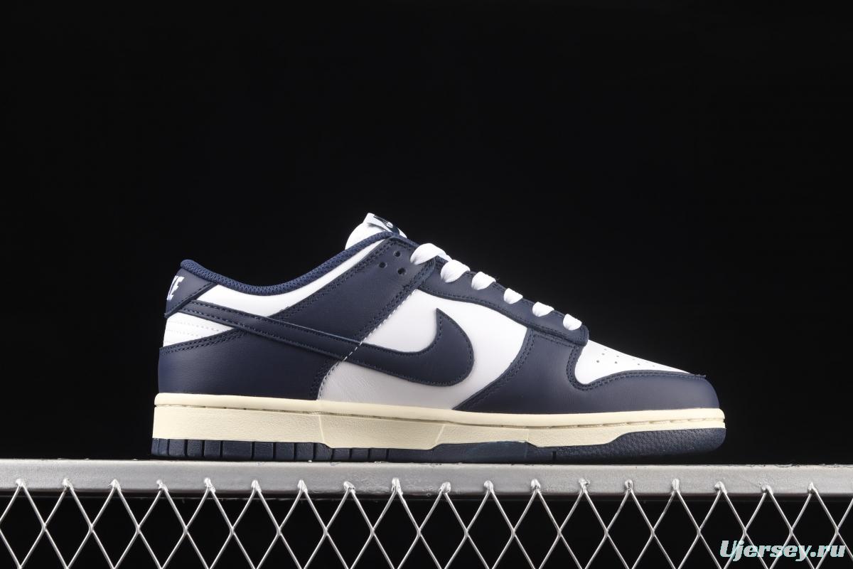 NIKE SB DUNK Low Navy Blue navy blue color SB buckle rebound fashion casual board shoes DD1503-115