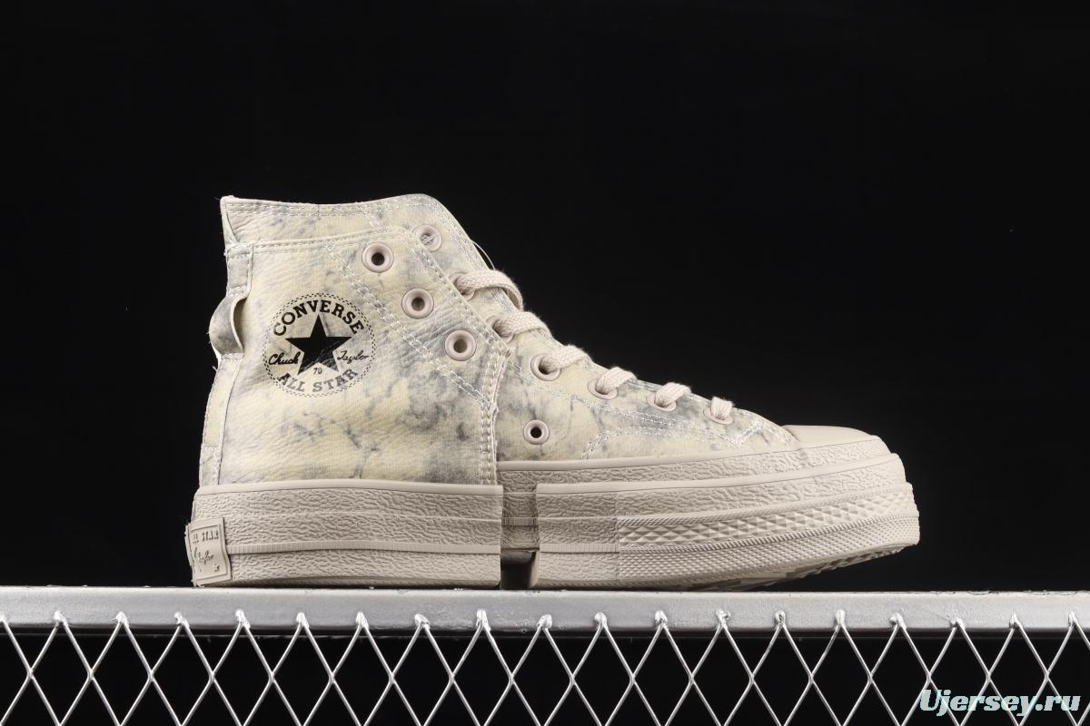 Feng Chen Wang2-IN-1 x Converse Chuck 70 joint style high-top casual board shoes 171838C