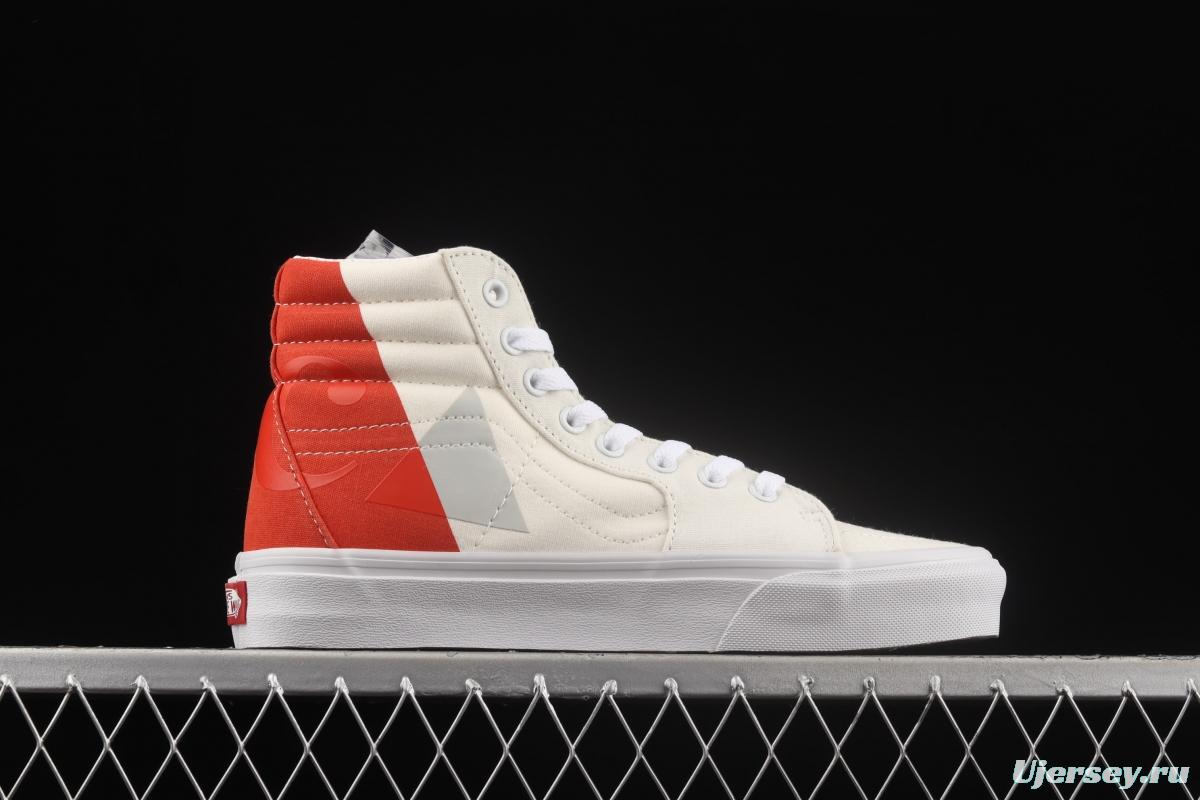 Vans Sk8-Hi 2021MOCA joint series of high-top canvas shoes VN0A5KRHA56