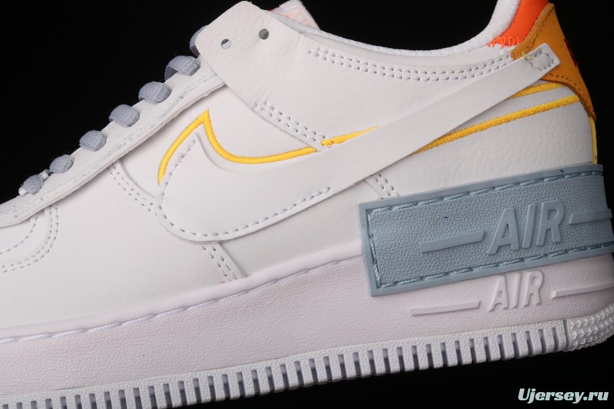 NIKE Air Force 1 ShAdidasow light weight heightened low-top board shoes DC2199-100