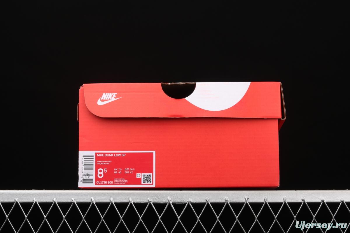 Travis Scott x PlayStation x NIKE DUNK Low tripartite joint name barb low-top skateboard shoes CU1726-800