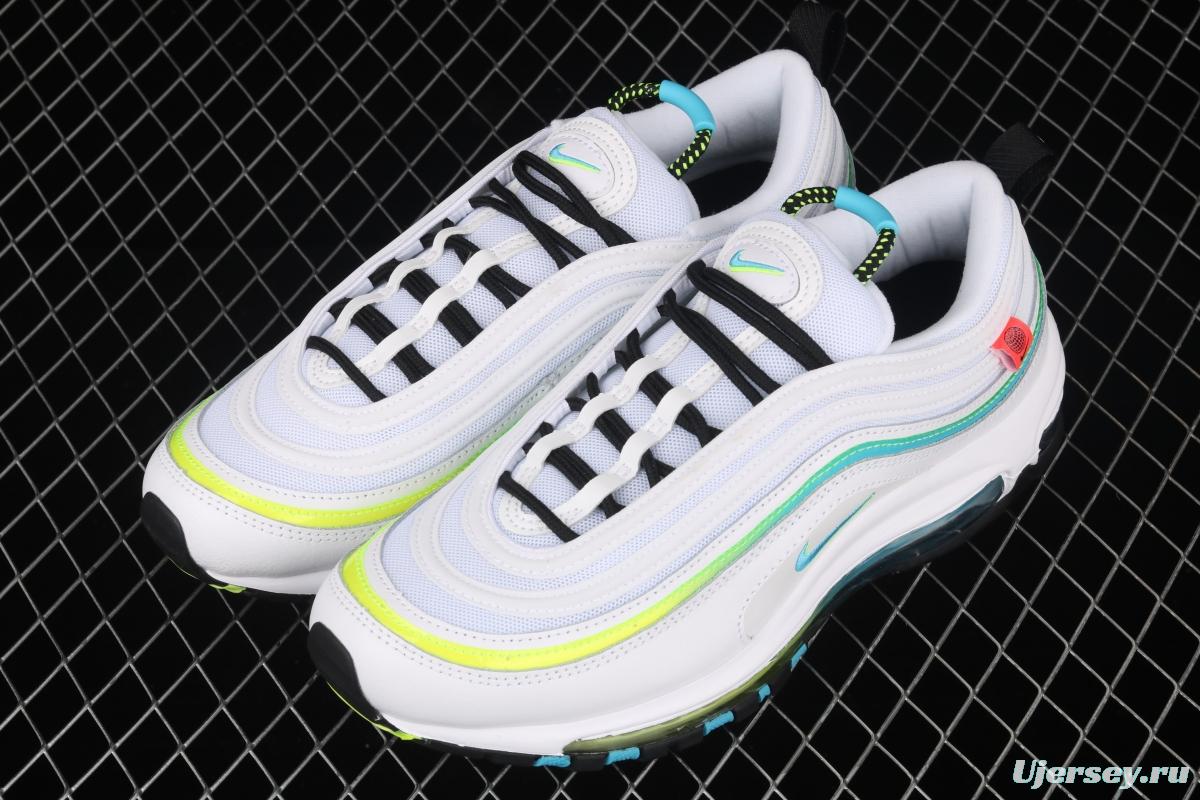 NIKE Air Max 97 2020 New Environmental Earth themed half-palm Air cushion running shoes CZ5607-2020