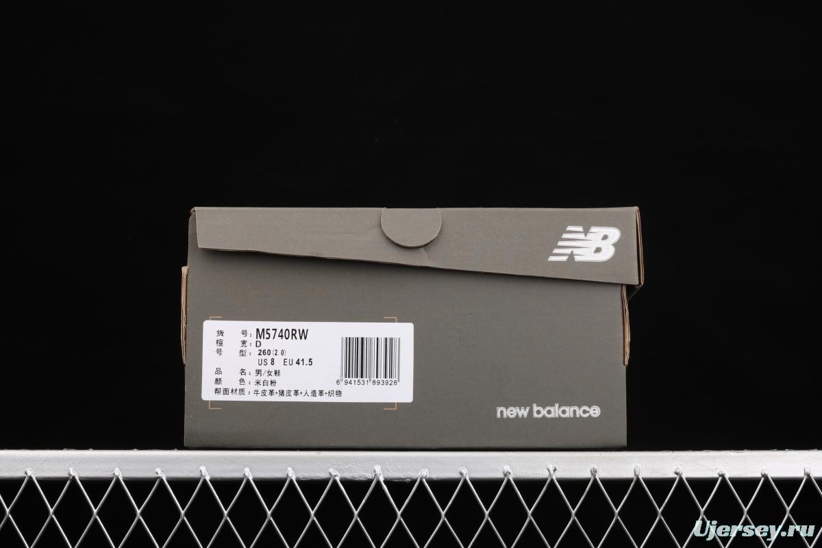 New Balance NB5740 series retro leisure jogging shoes M5740RW