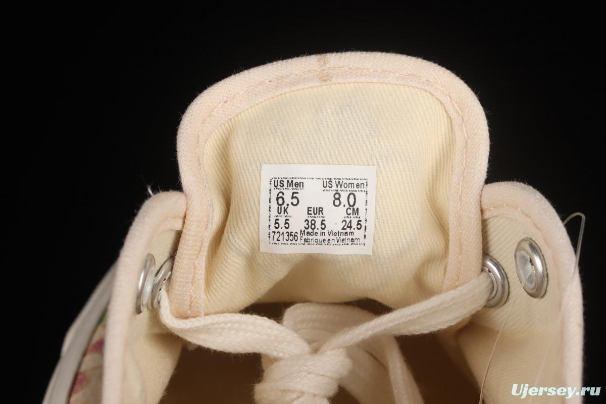Sandy Liang x Vans Authentic 44 DX joint style young women's style fashion leisure board shoes VN000QERBLF