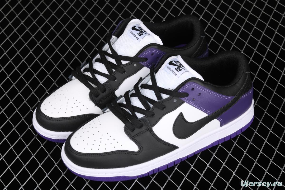 NIKE SB DUNK Low Court Purple black and purple North Carolina low-top leisure sports skateboard shoes BQ6817-500