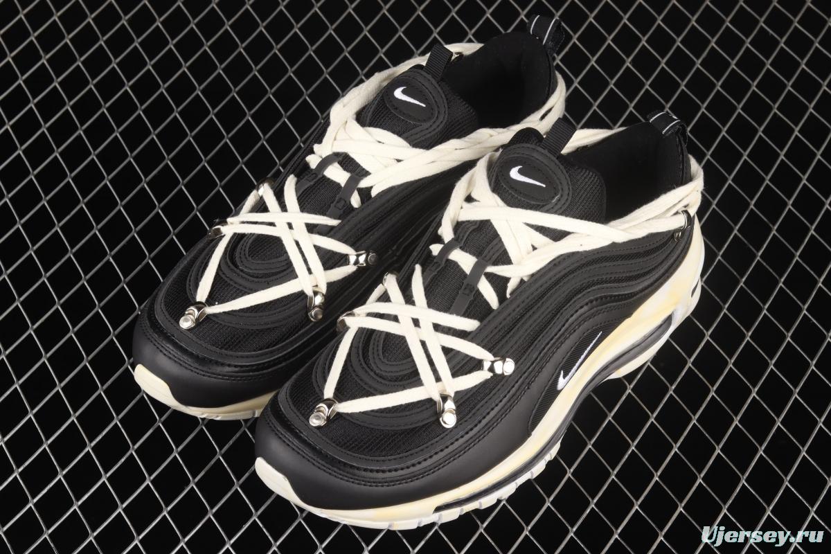 NIKE Air Max 97 pentagram shoes customized to make old bullet air cushion running shoes 921826-001