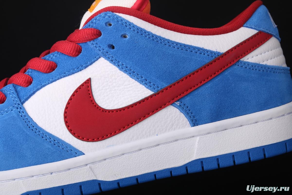 NIKE SB DUNK Low Doraemon robot cat theme color matching BQ6817-400