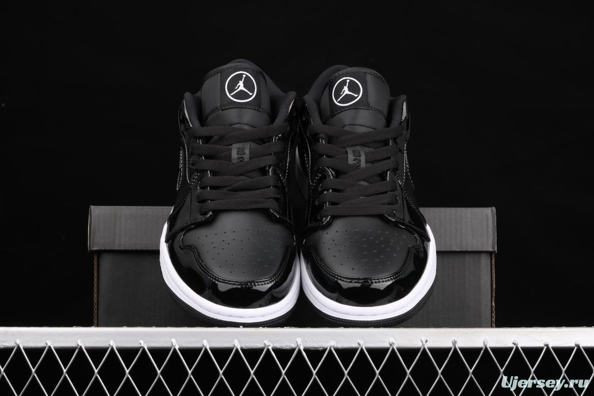 Air Jordan 1 Low ASW low-top all-Star patent leather black low-top basketball shoes DD1650-001