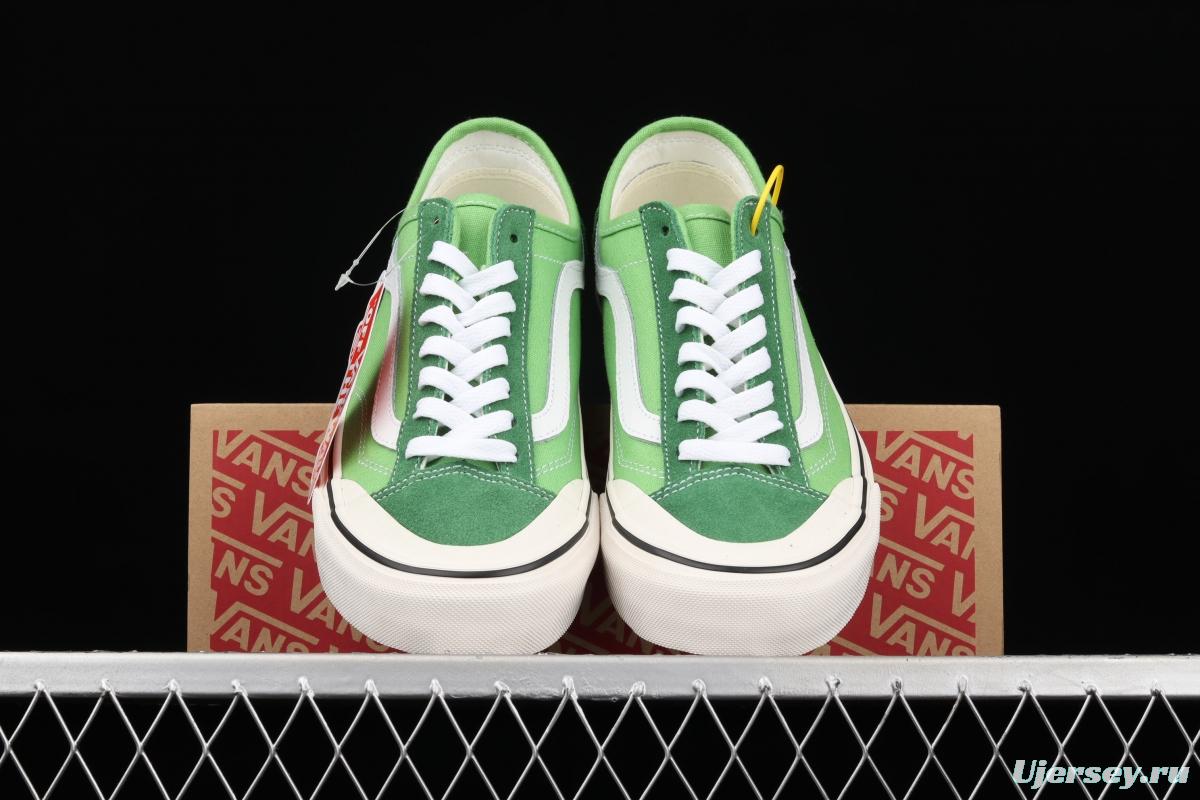 Vans Style 36 avocado green matching low-top sports shoes VN0A4UWI4SY