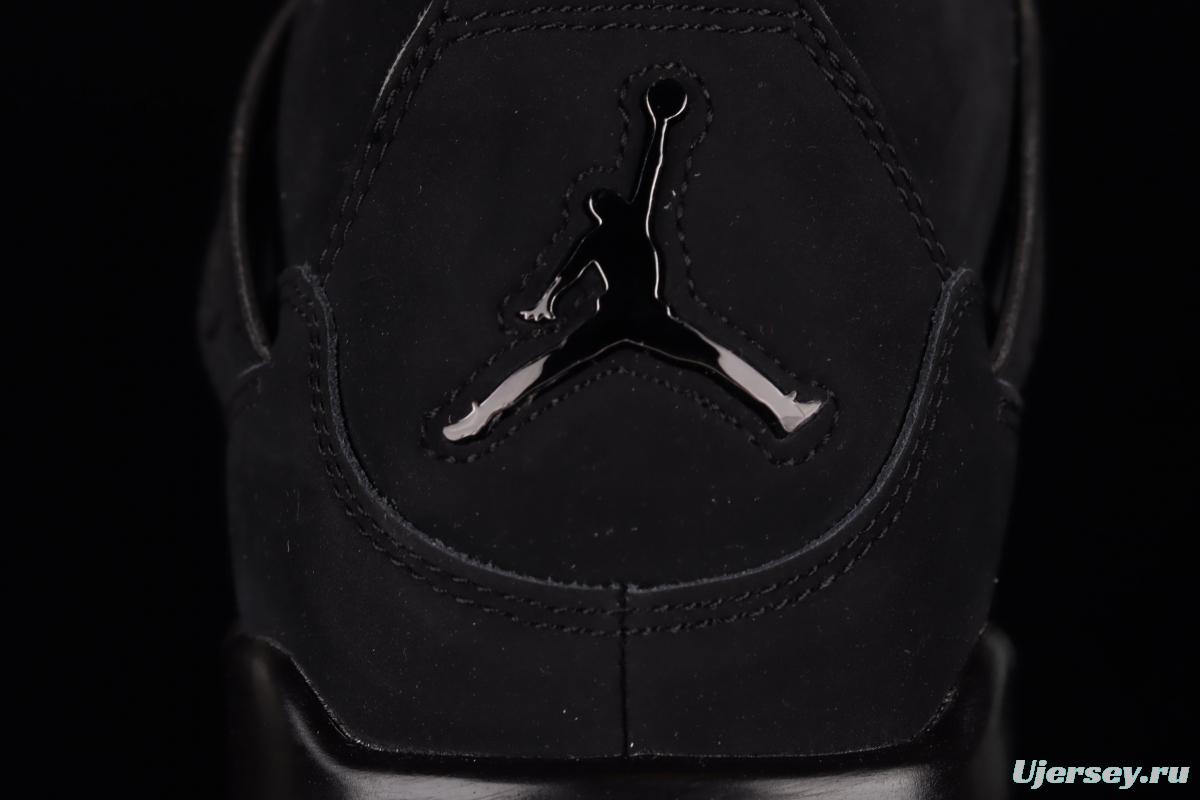 Air Jordan 4 Retro Black Cat black cat head frosted CU1110-010