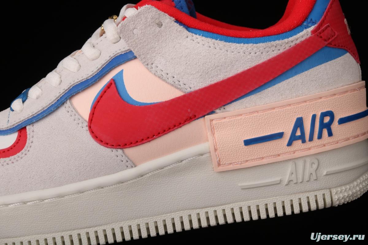NIKE Air Force 1 ShAdidasow Rtl light weight heightened low-top board shoes CU8591-100