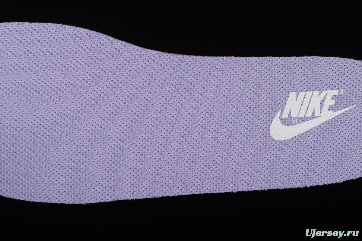 NIKE SB DUNK Low Prm white light purple color SB buckle rebound fashion leisure board shoes DM9467-500