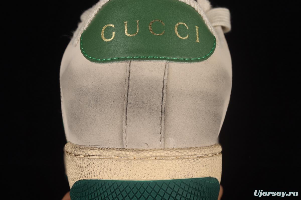 Gucci Distressed Screener Sneaker Gucci classic dirty shoes