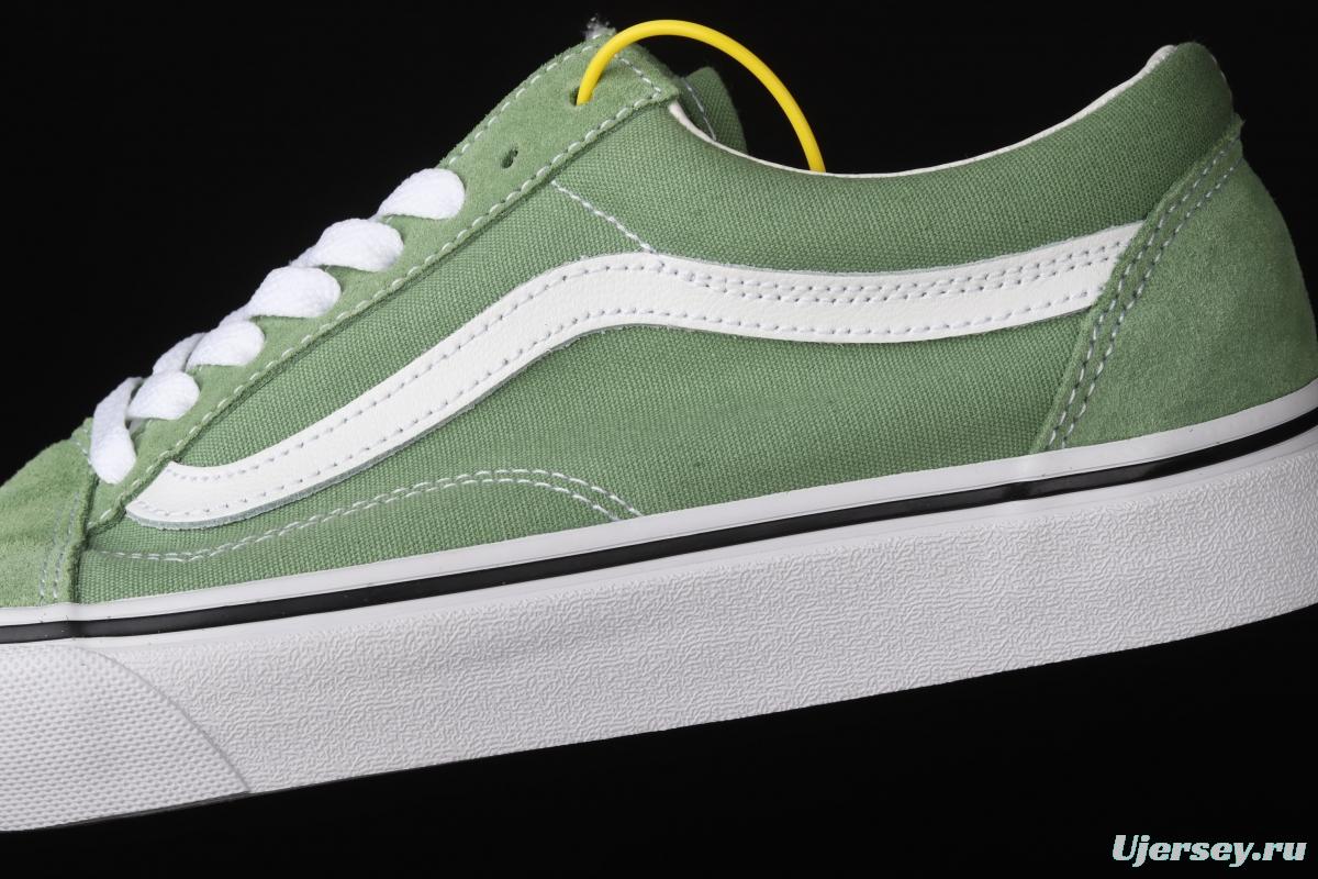 Vans Old Skool grass green low-side vulcanized casual board shoes VN0A3WKT4G6