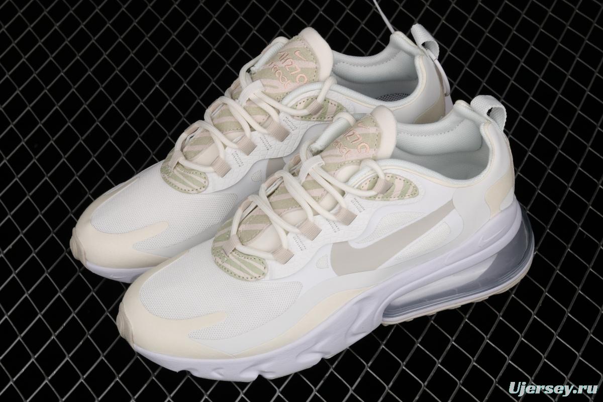 NIKE Air Max 270React new high-frequency mesh function half-palm air cushion running shoes CV8815-100