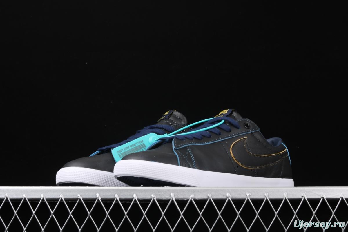 NIKE SB Zoom Blazer Low GT NBA co-branded trailblazer scraper skateboard shoes BQ6389-001