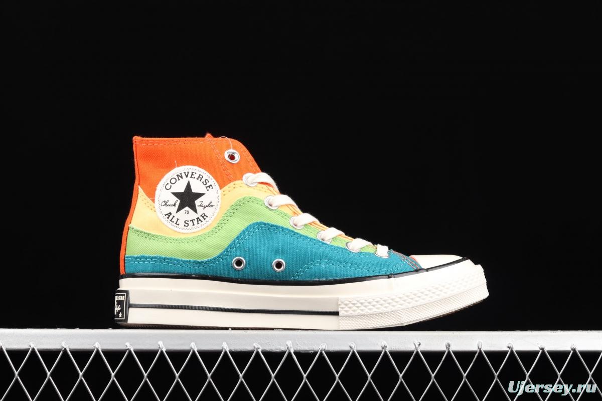 Converse Chuck 70 2021 new Samsung standard splicing color high upper canvas shoes 170836C
