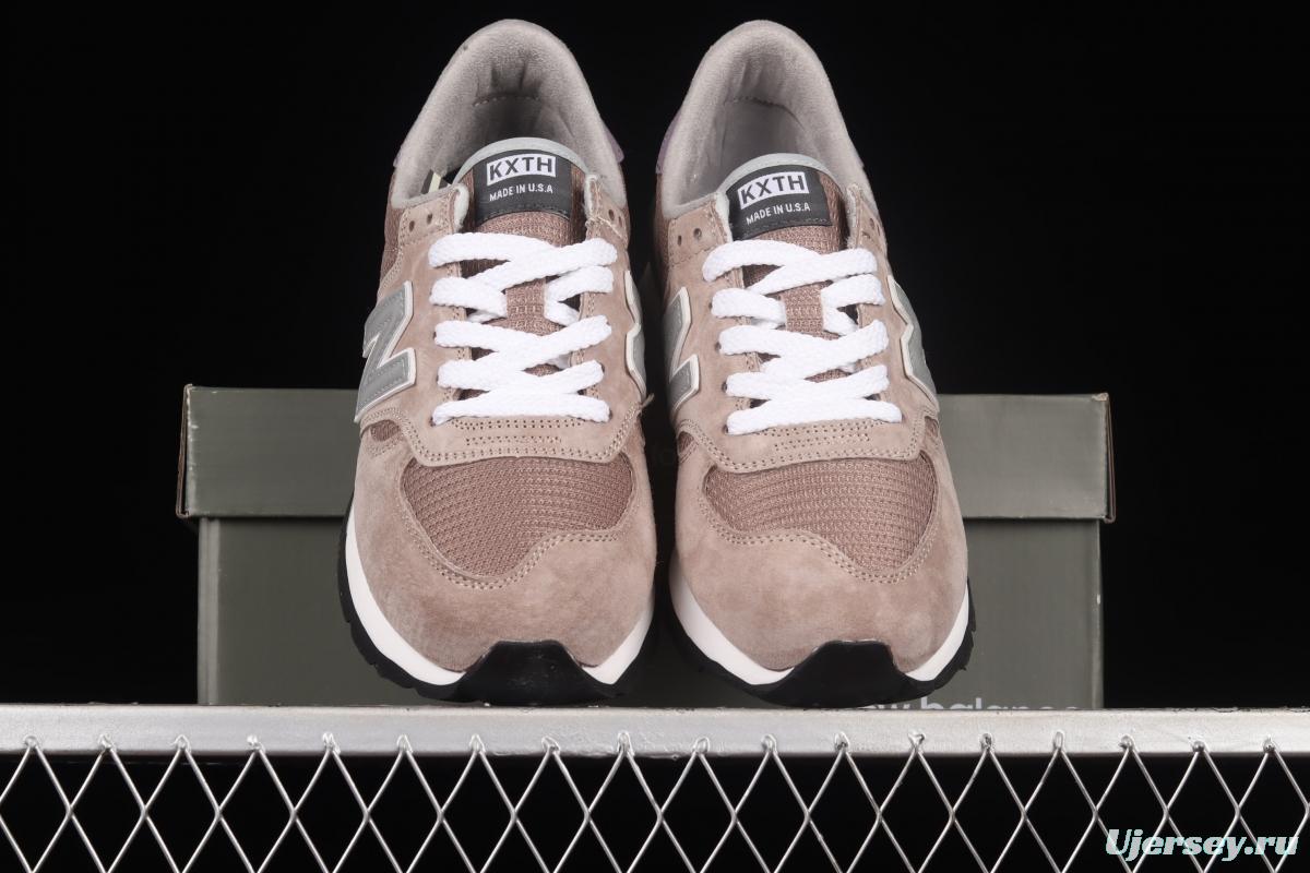 Kxth x New Balance New Bailun 990 Series Joint style retro Leisure running shoes M990KT1