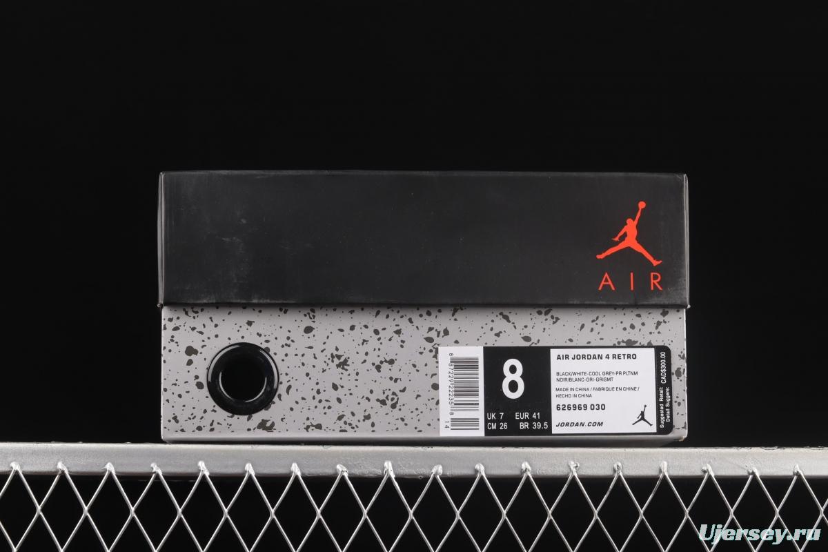 Air Jordan 4 Georgetown Fear Pack fear of Oreos retro leisure sports culture basketball shoes 626969-030