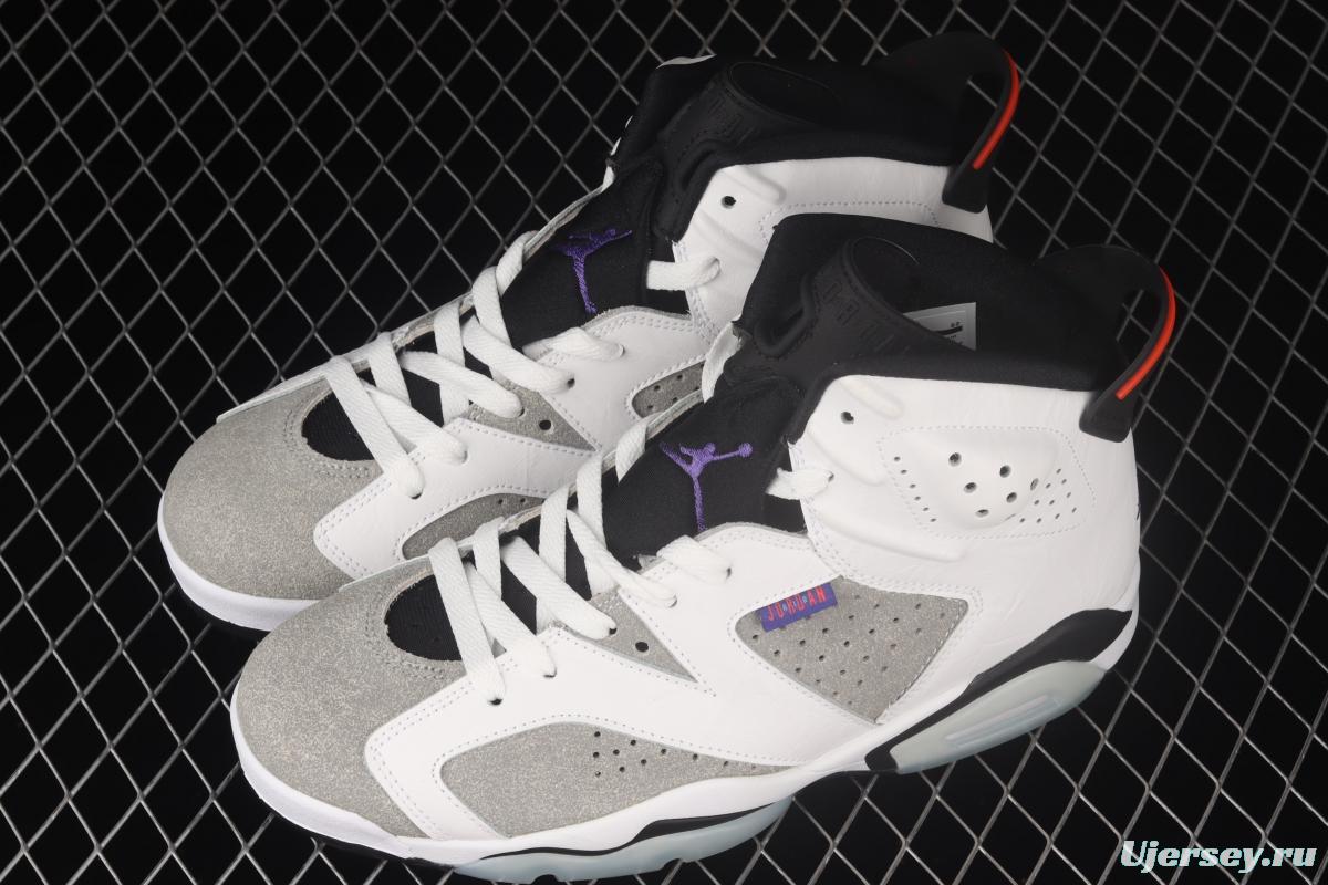 Air Jordan 6 FLINT flint ultraviolet basketball shoes CI3125-100