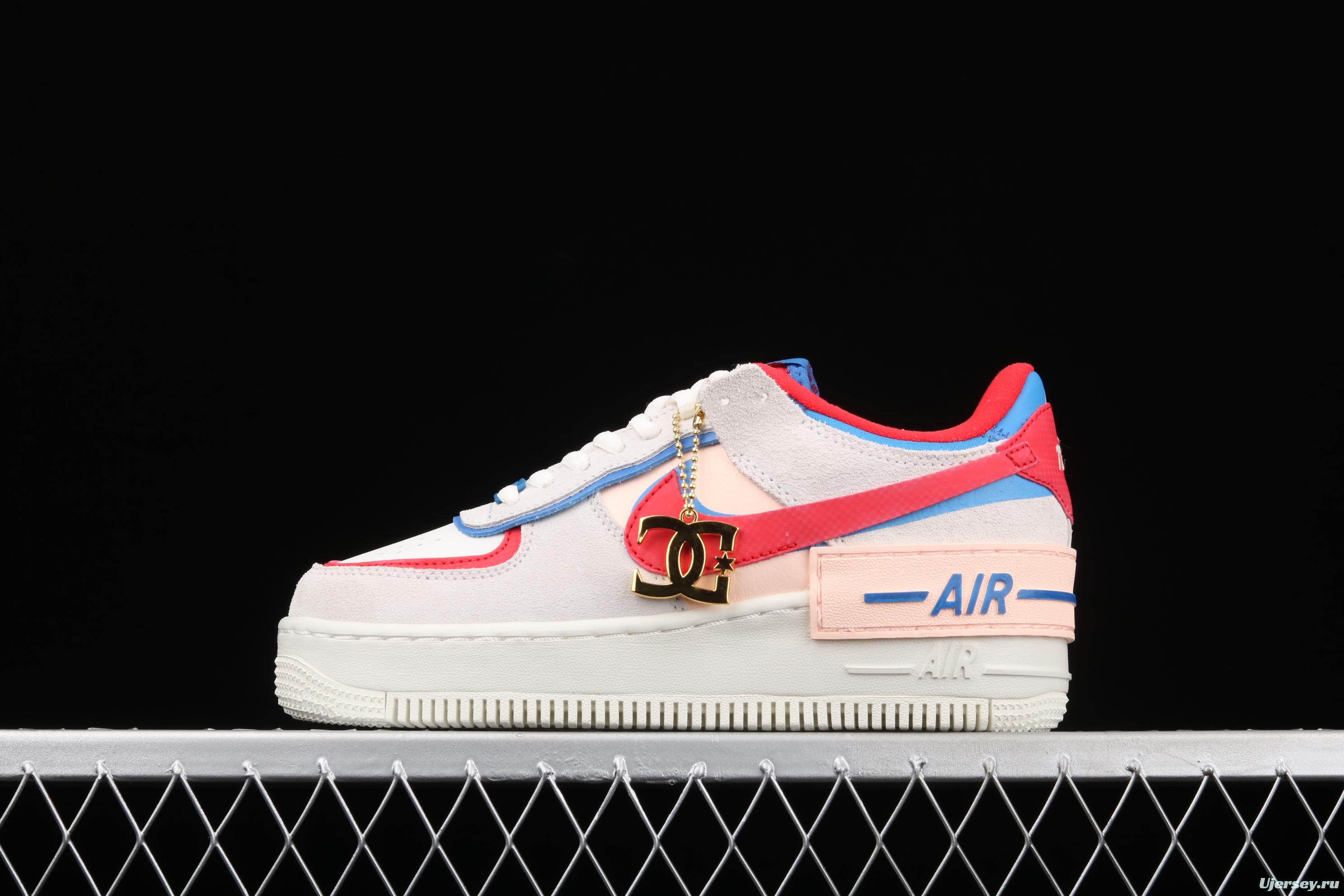 NIKE Air Force 1 ShAdidasow Rtl light weight heightened low-top board shoes CU8591-100