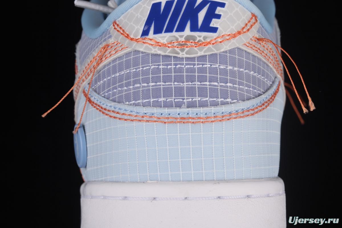 Unlon x NIKE SB DUNK Low joint style sky blue SB buckle rebound fashion leisure board shoes DJ9649-400