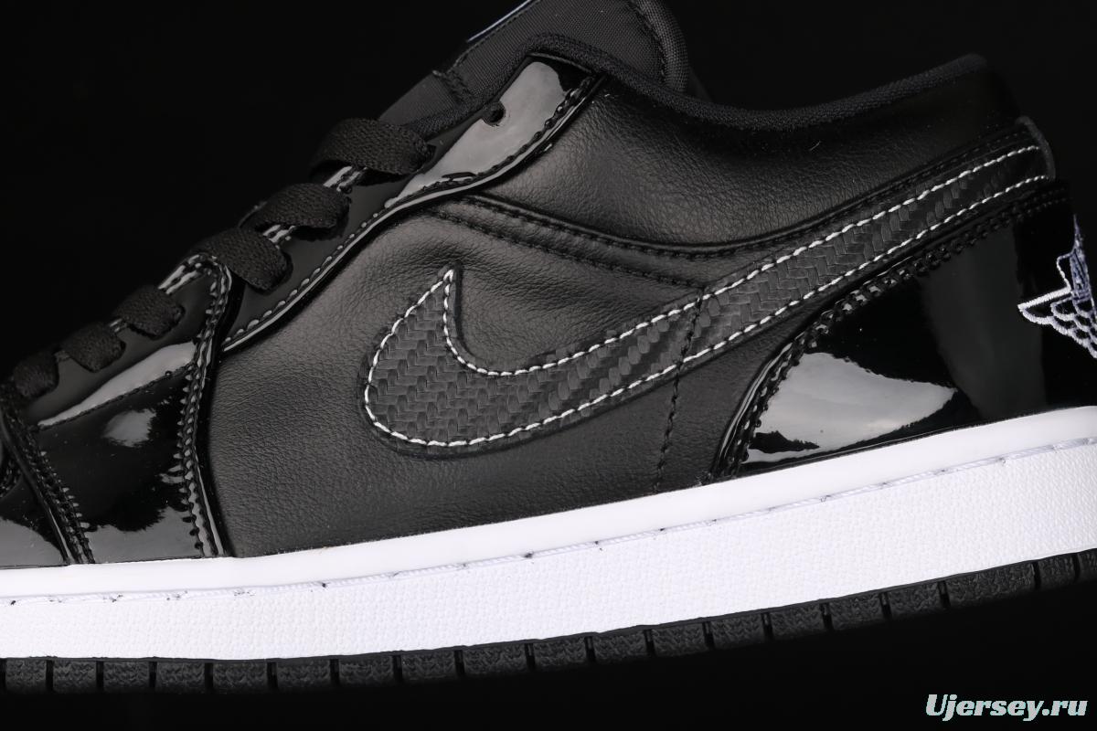 Air Jordan 1 Low ASW low-top all-Star patent leather black low-top basketball shoes DD1650-001