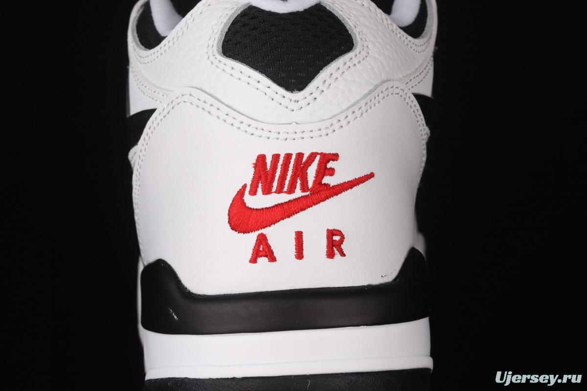 NIKE Air Flight 89 white and black air cushion basketball shoes DB5918-100