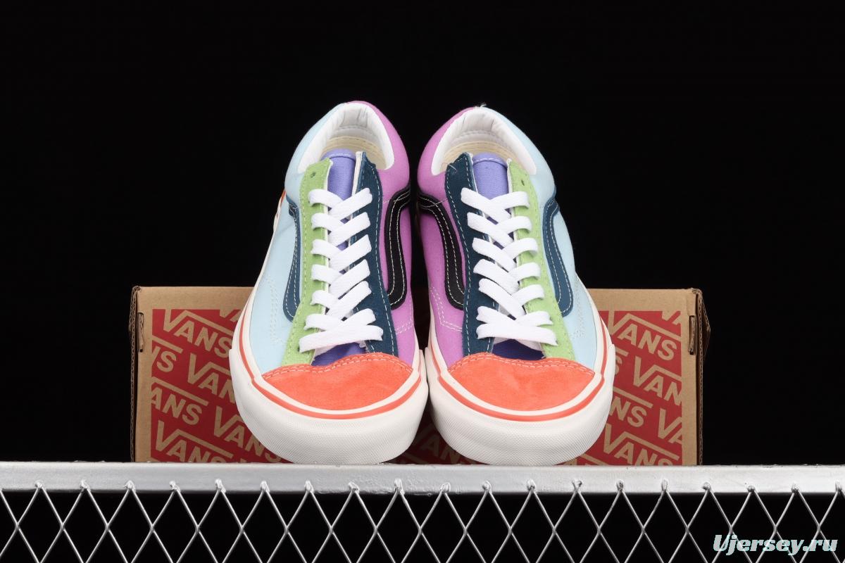Vans Style 36 ice cream cream blue matching mandarin duck low upper board shoes VN0A54F66TA