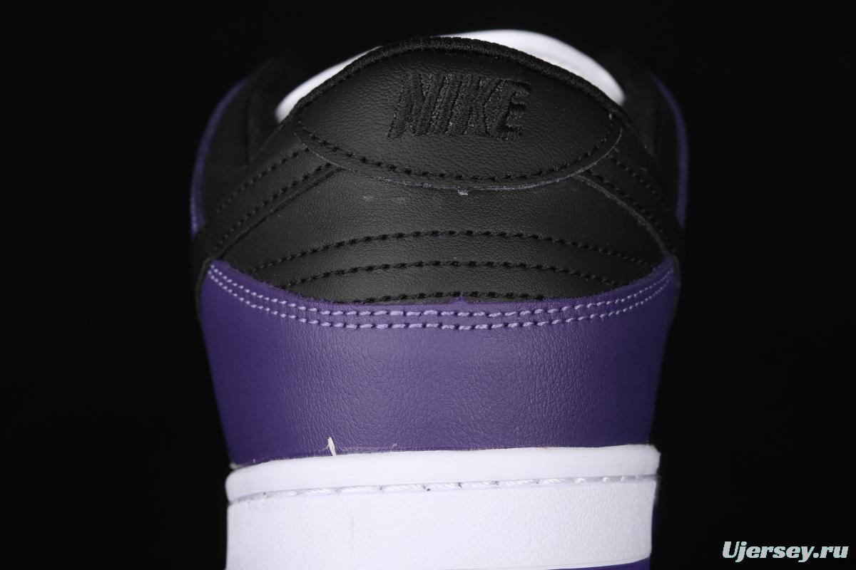 NIKE SB DUNK Low Court Purple black and purple North Carolina low-top leisure sports skateboard shoes BQ6817-500