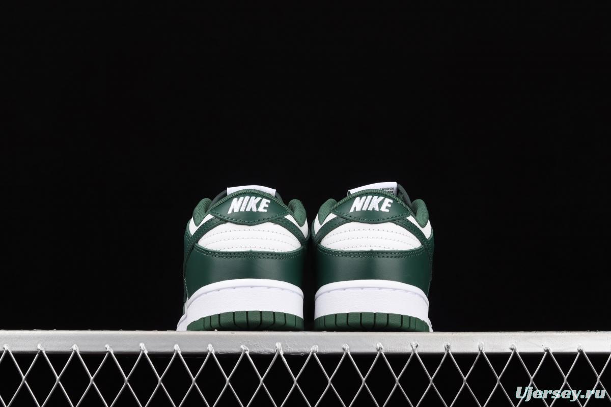 NIKE SB DUNK Low Team Green Michigan White and Green Slam Dunk Series low side Leisure Sports Skateboard shoes DD1391-101