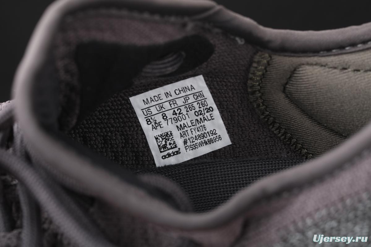 Adidas Yeezy Boost 350V2 Cinder FY4176 Darth Coconut 350 second generation hollowed-out side transparent rubber all over the sky star color BASF popcorn